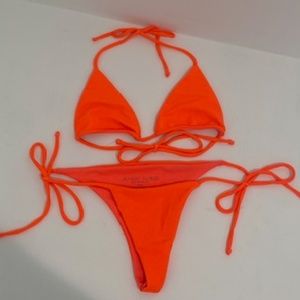 Women's Orange Bikini Set